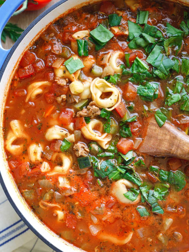 Italian Sausage-Tortellini Soup Story