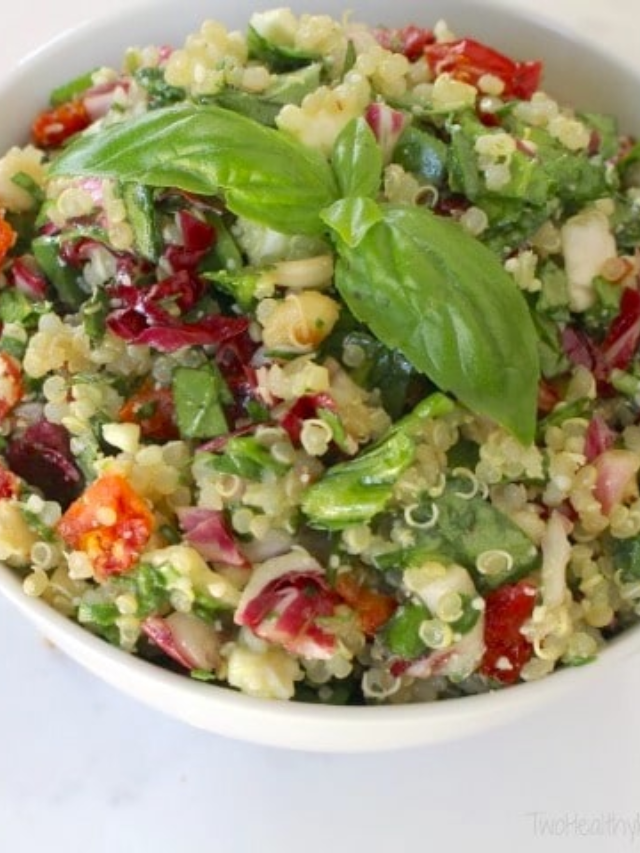 Quinoa Mediterranean Salad Story