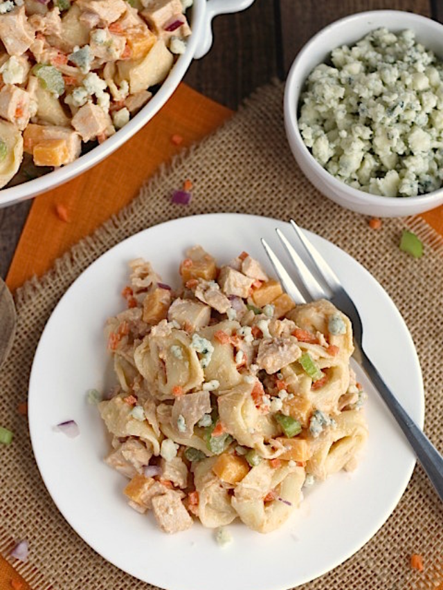 Buffalo Chicken Tortellini Salad Story