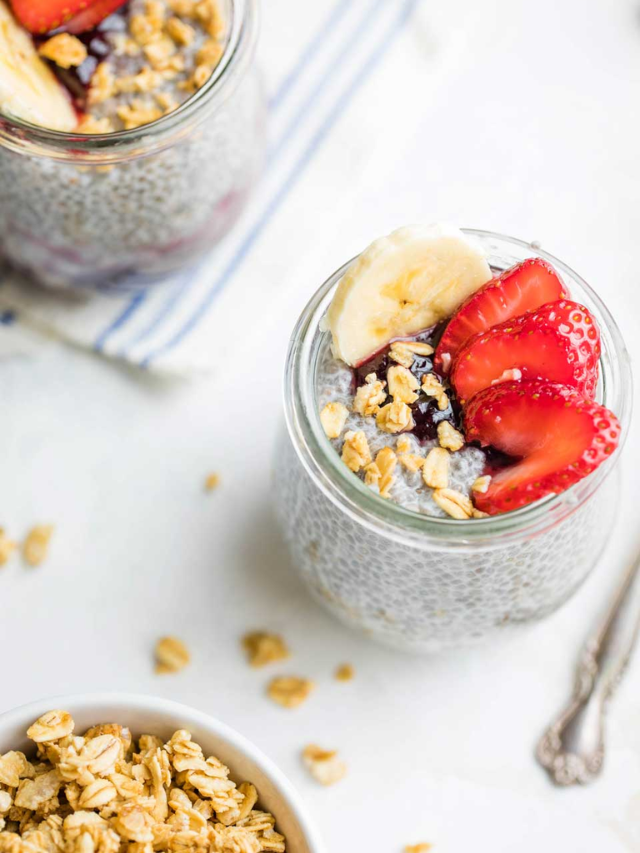 Coconut Berry Chia Pudding Story