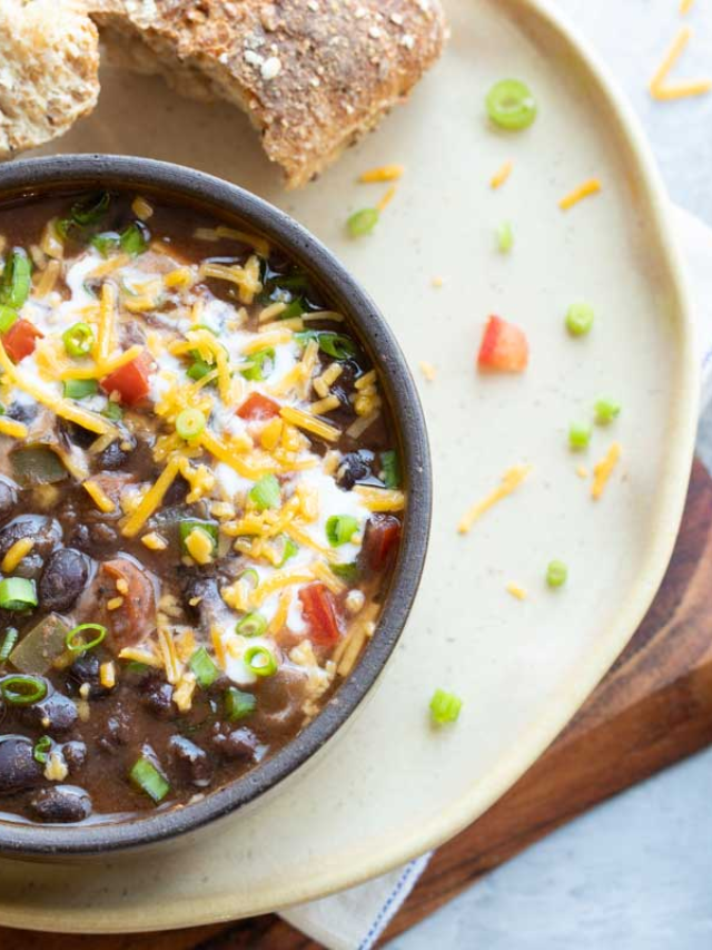 Cozy Instant Pot Black Bean Soup Story