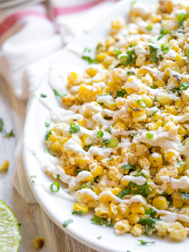 Mexican Elote Salad Story