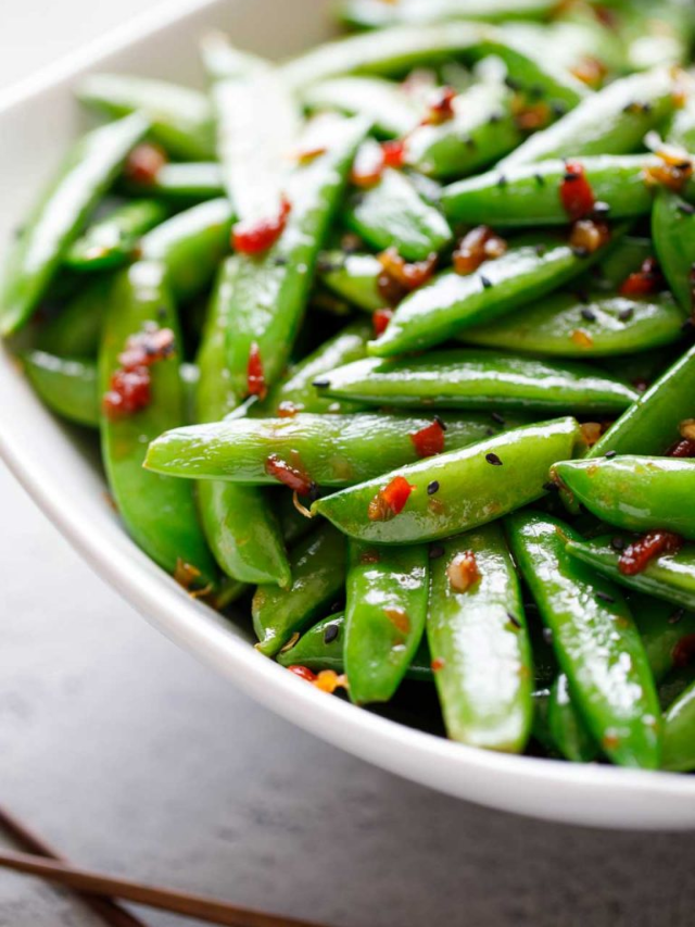 Asian Sugar Snap Peas in 5 Minutes Story