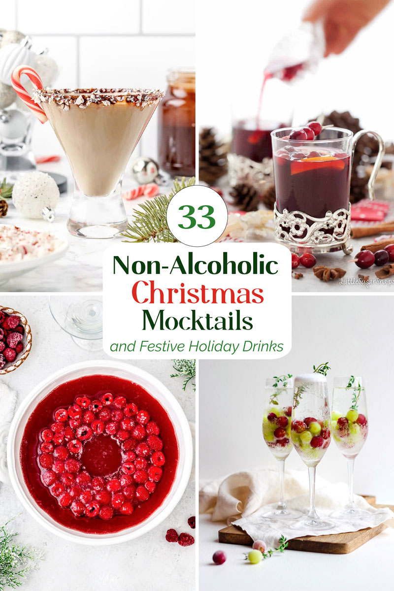Christmas Mocktails and NonAlcoholic Drinks 33 Easy Recipes!